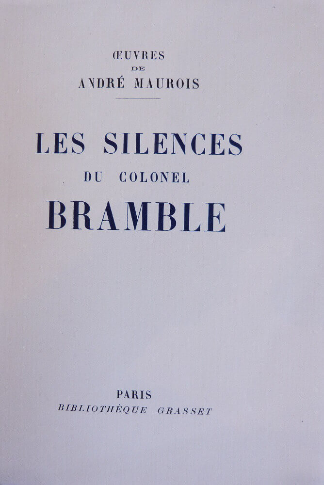 Les silences du colonel Bramble