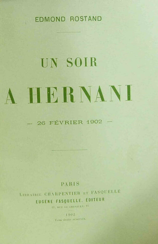 An evening in Hernani.