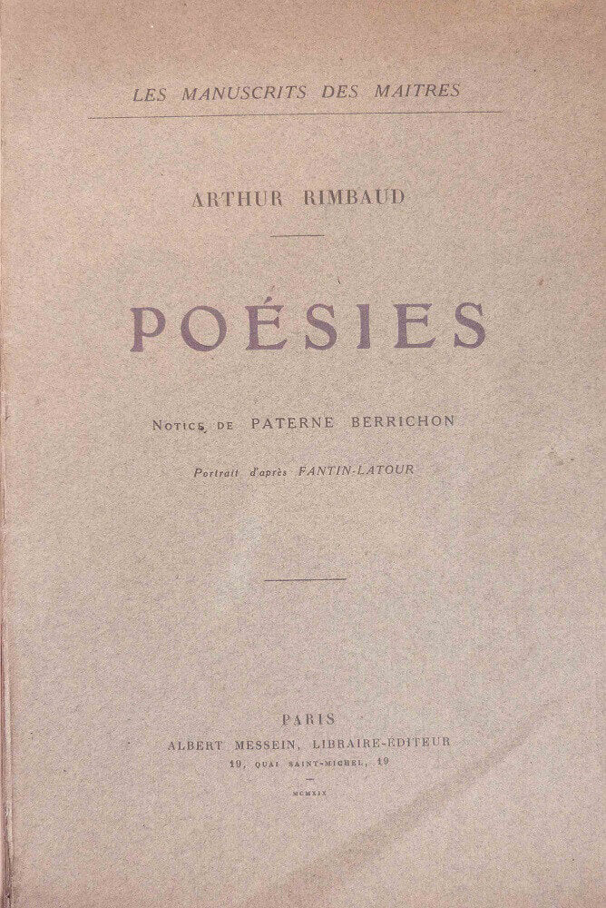 Poésies