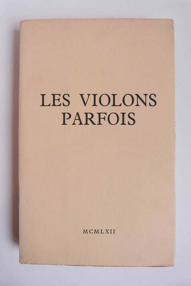 Sometimes violins