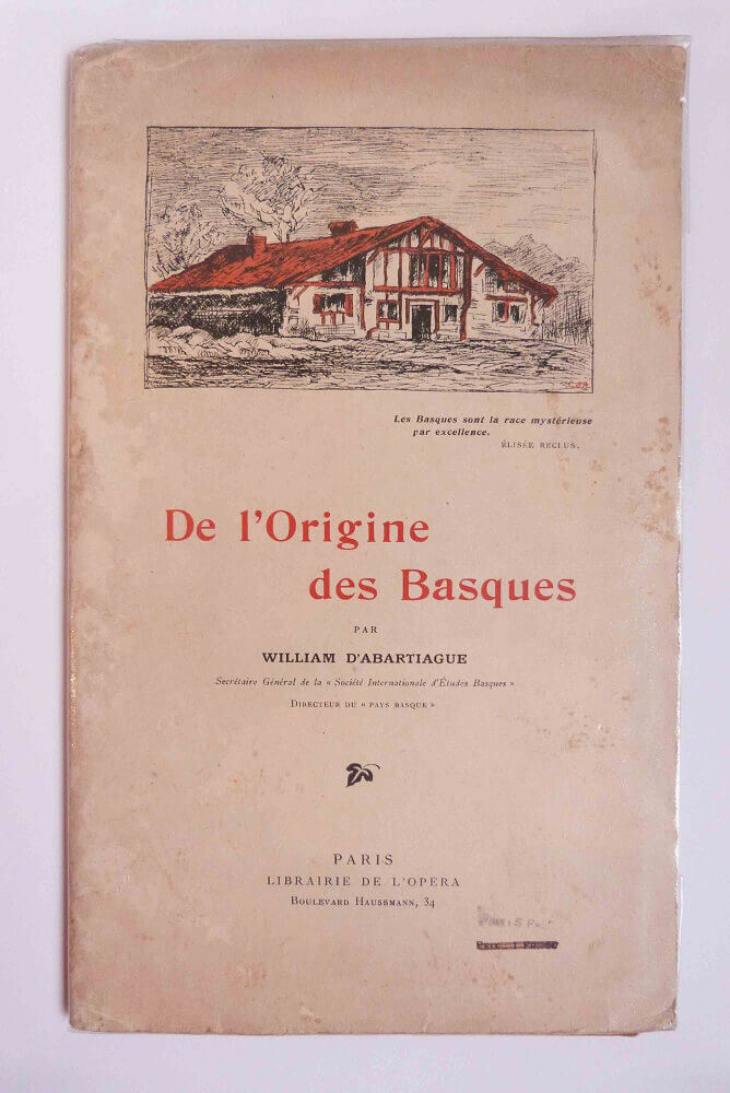 De l'origine des Basques