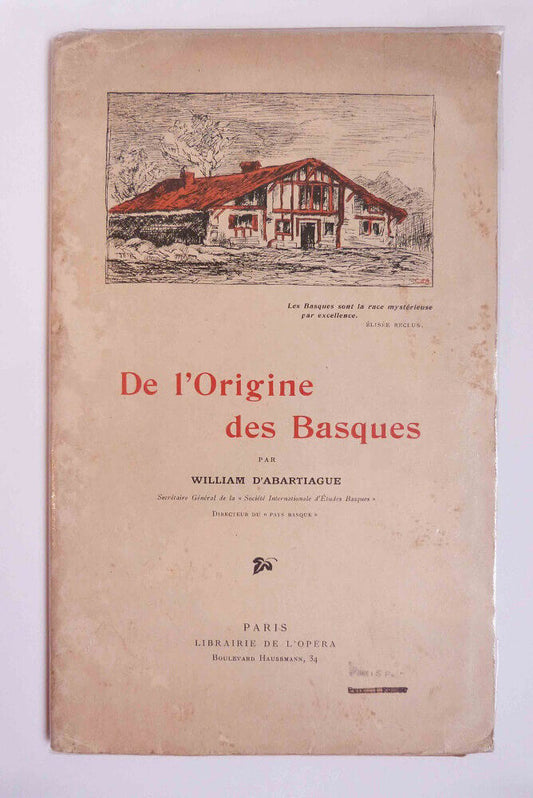 Of the origin of the Basques