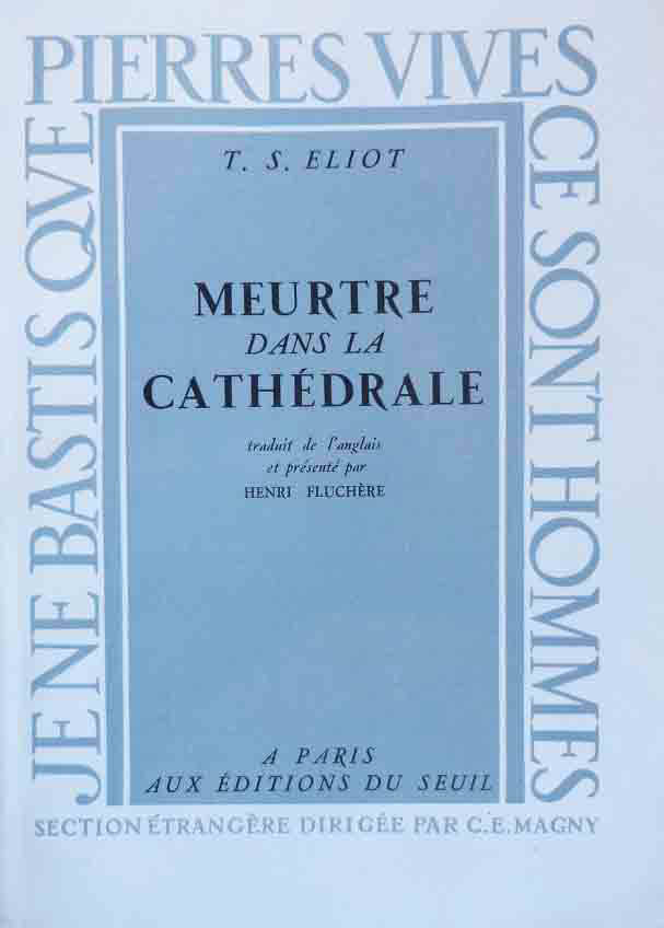 Meurtre dans la cathédrale