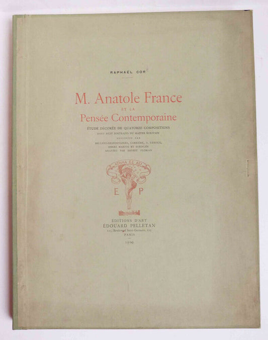 M. Anatole France et la Pensée Contemporaine
