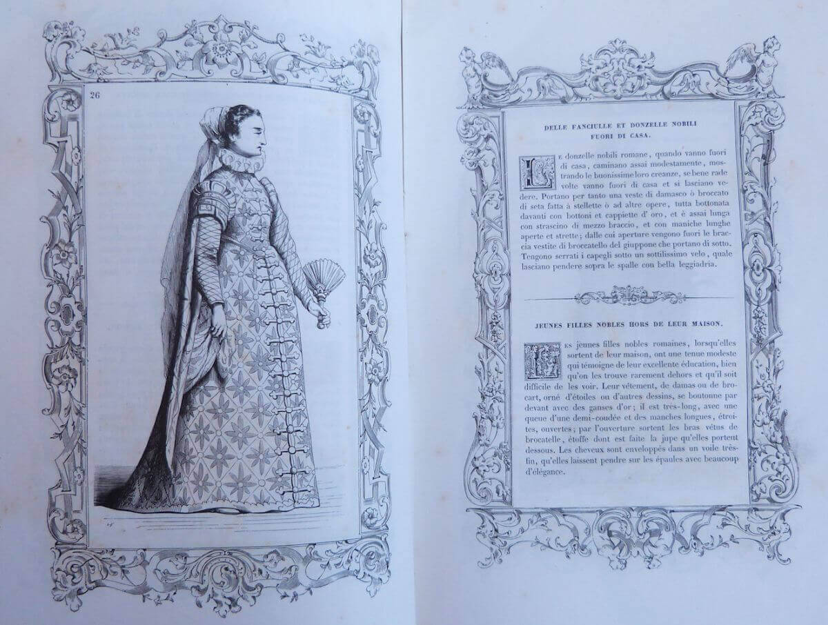 Ancient and modern costumes. *Habiti antichi et moderni di tutto il mondo di*. Preceded by an essay on wood engraving by M. Amb. Firmin Didot.