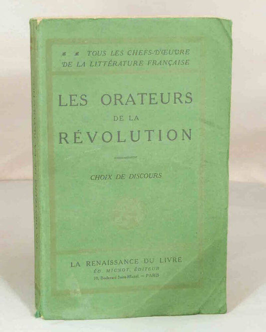 Les orateurs de la Révolution.
