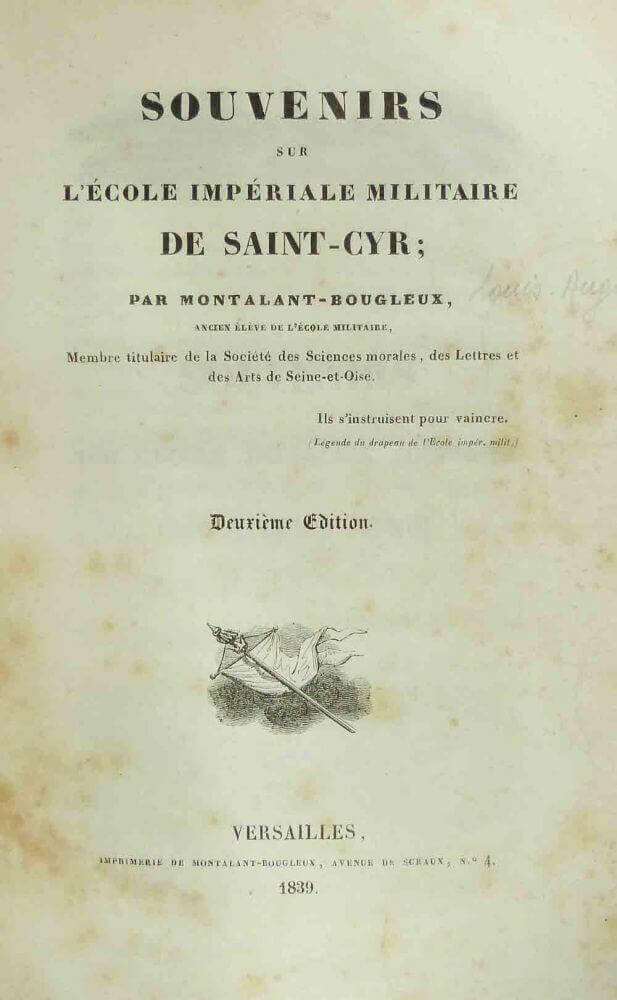 Memories of the Imperial Military School of Saint-Cyr
