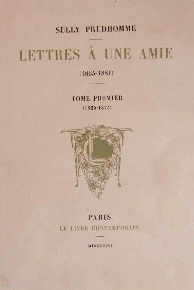 Lettres à une amie (1865-1881)