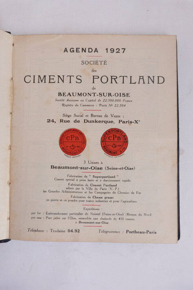 Ciment Portland de Beaumot-sur-Oise.