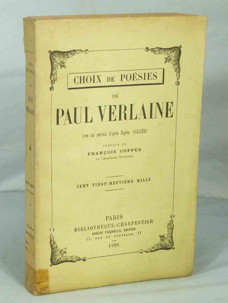 Selection of poems by Paul Verlaine