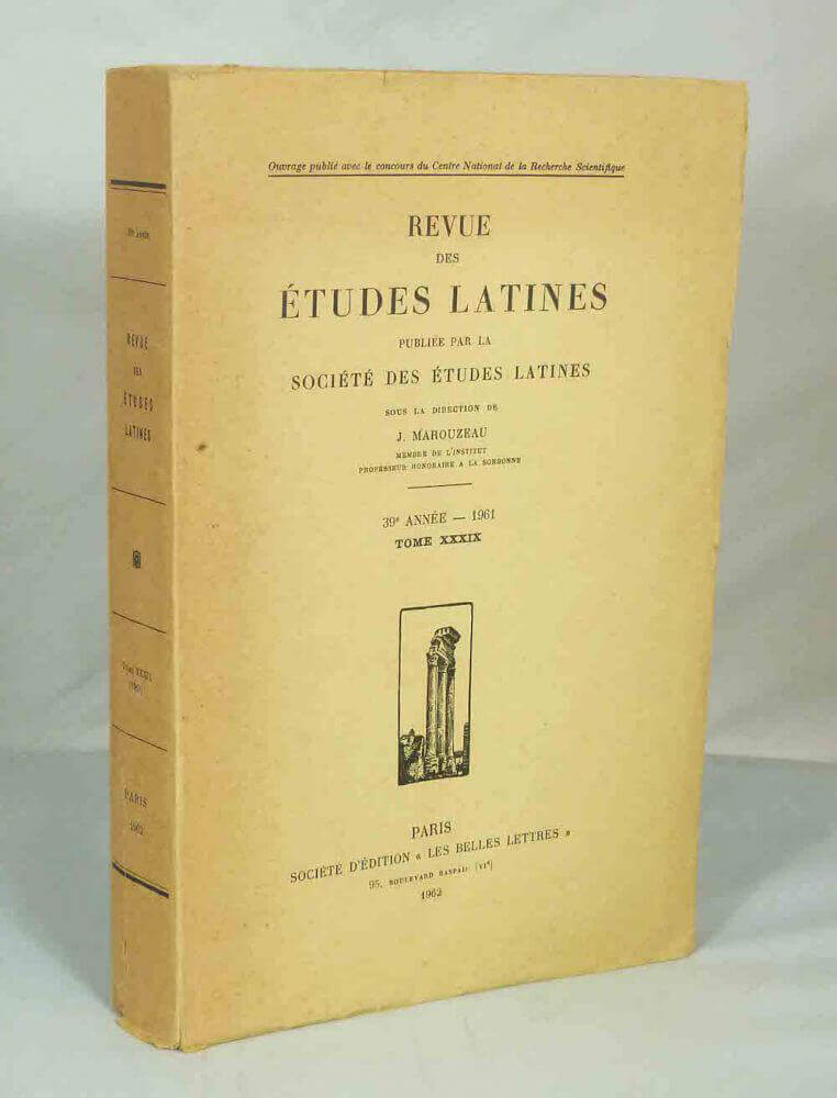 Revue des études latines