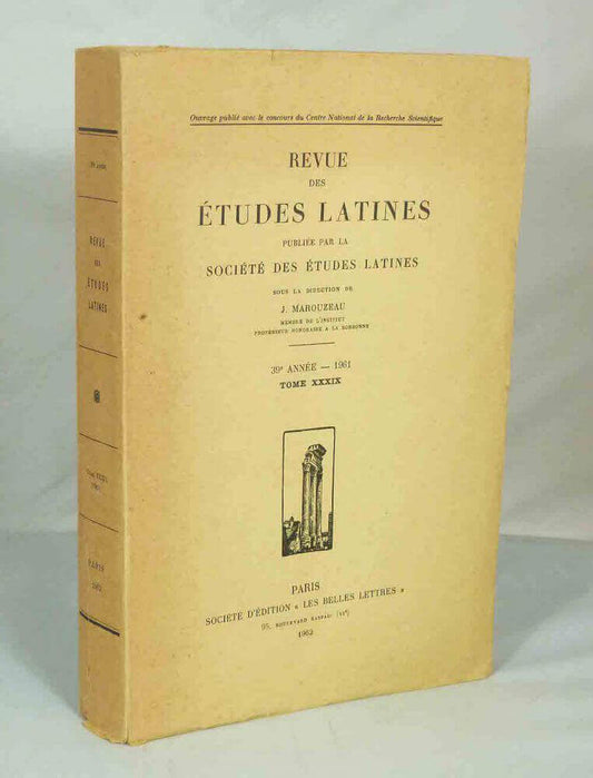 Revue des études latines