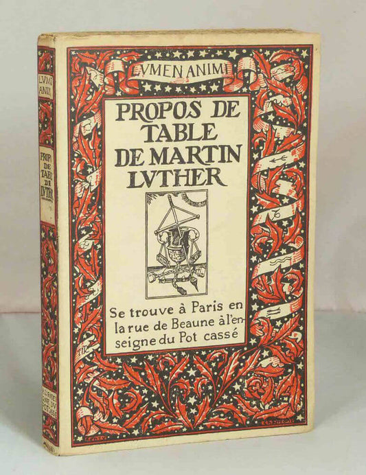 Propos de table de Martin Luther. Tome 1.