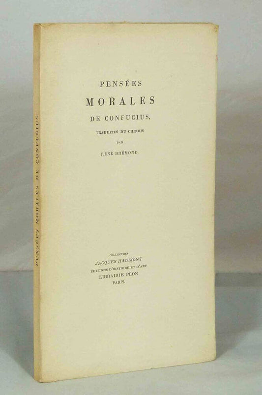Pensées morales de Confucius