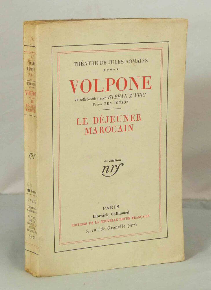 Volpone. Le déjeuner marocain.