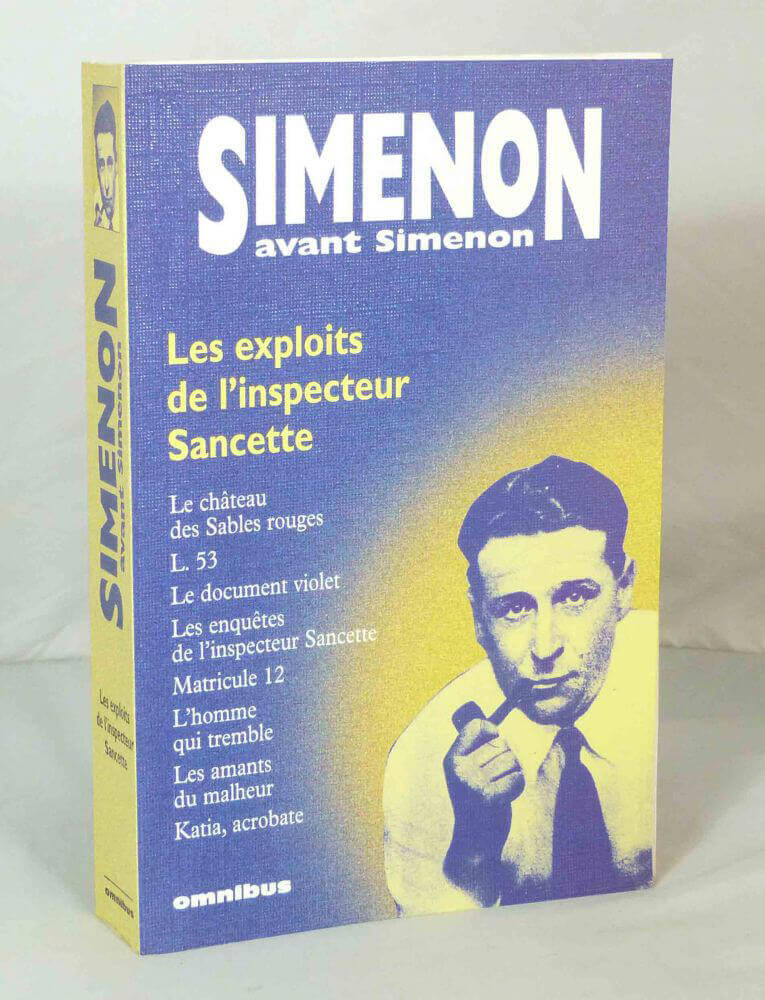Simenon before Simenon.