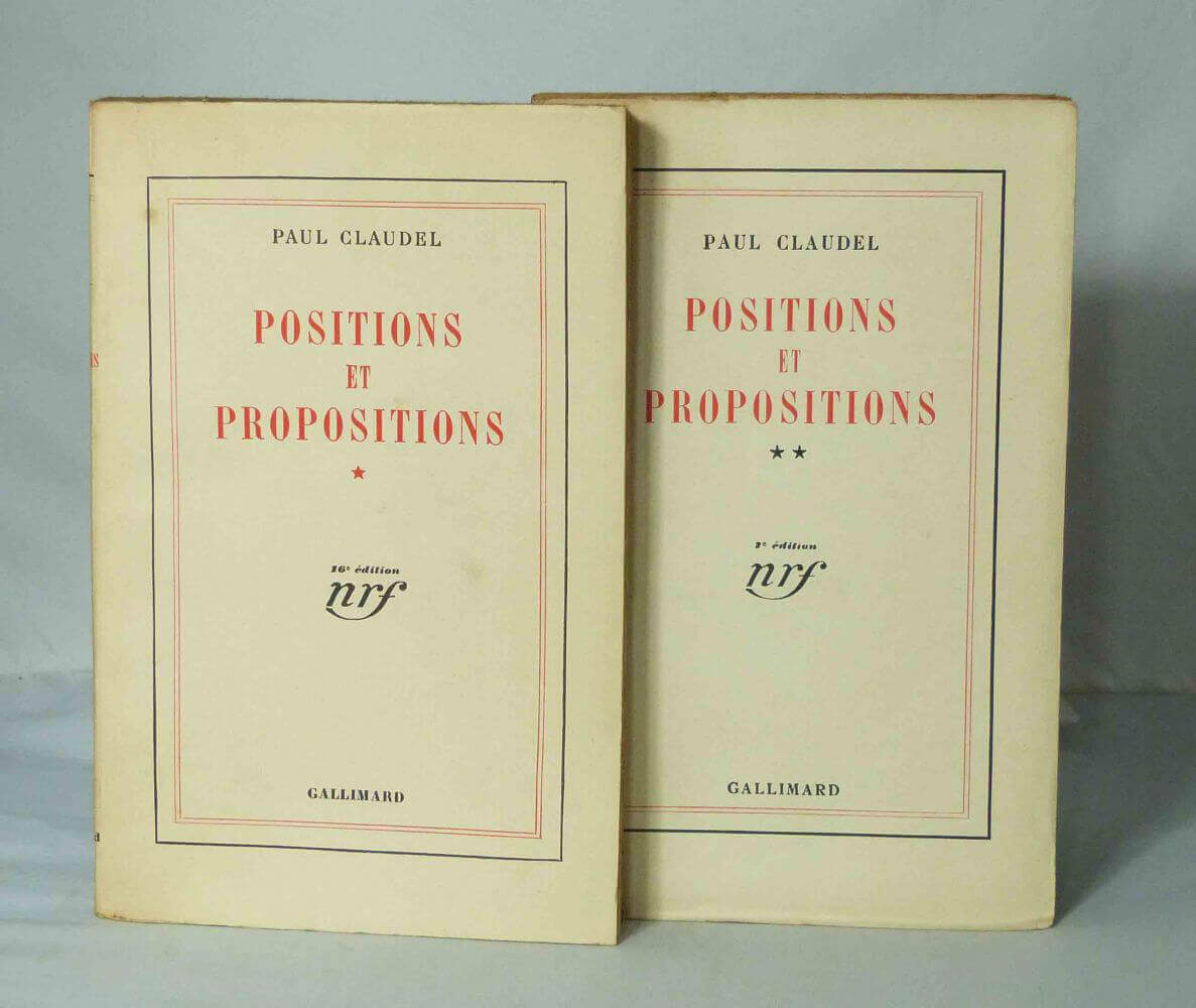 Positions and Propositions. Volumes I and II.
