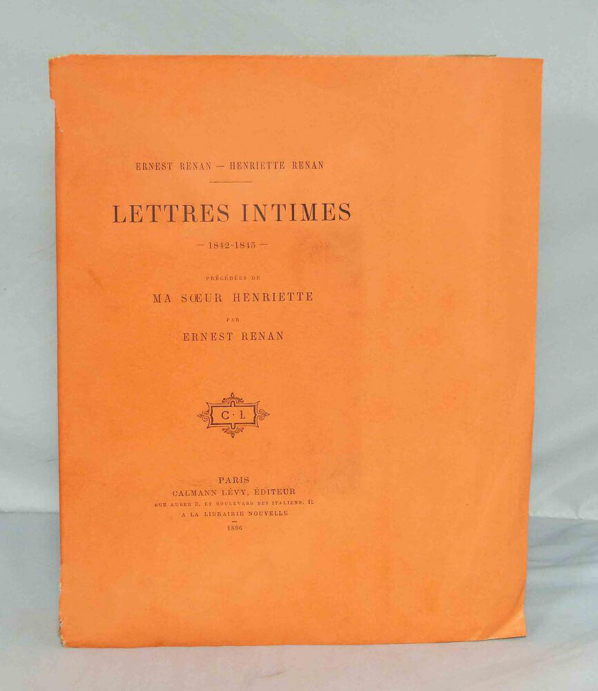 Intimate Letters 1842-1845.