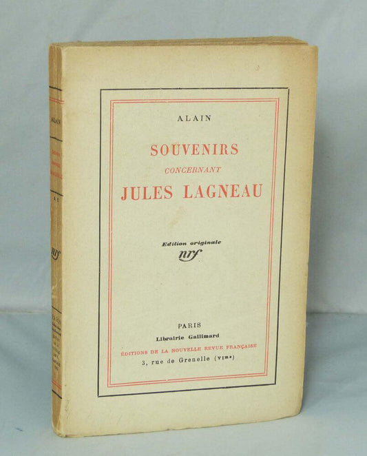 Memories of Jules Lagneau