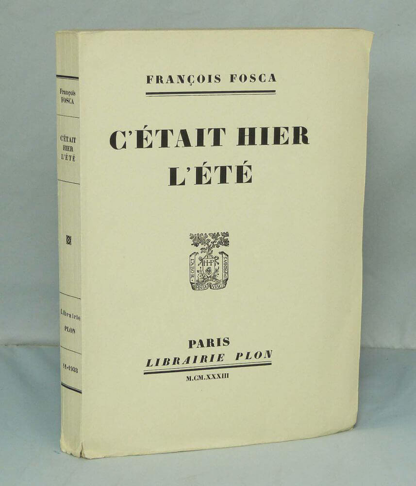 C'était hier l'été