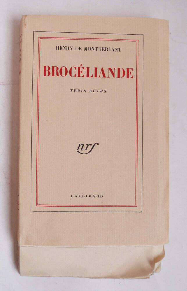 Brocéliande. Trois actes.