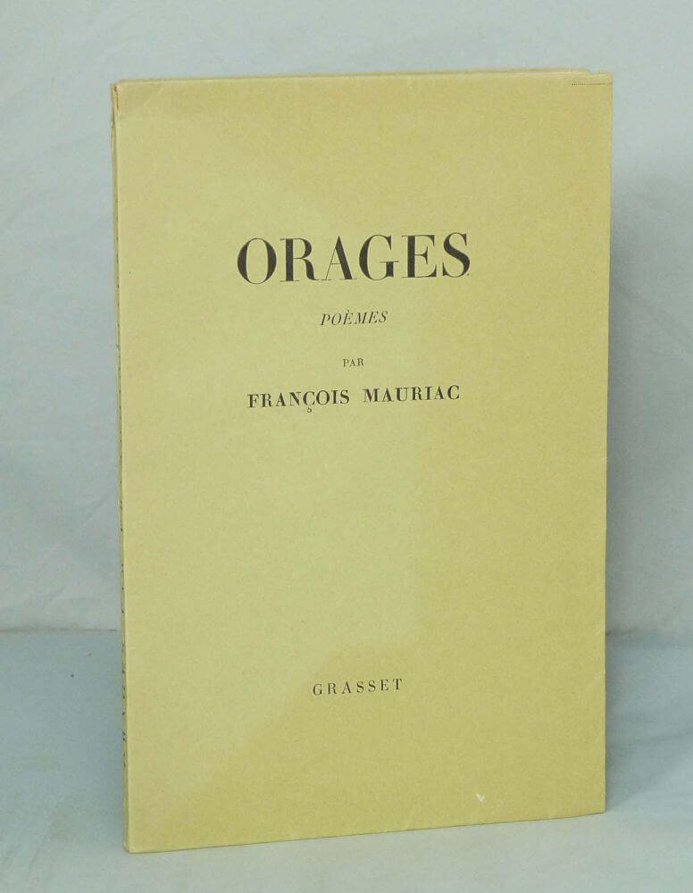 Orages. Poèmes.