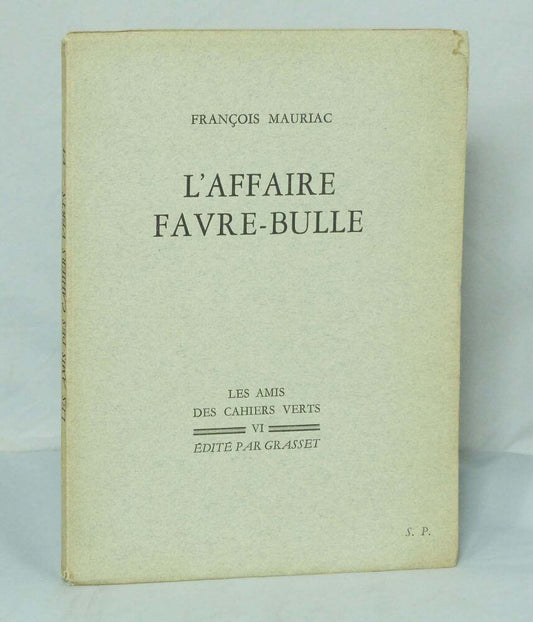 The Favre-Bulle affair