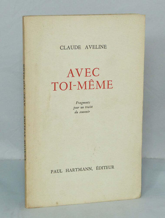 Avec toi-même.