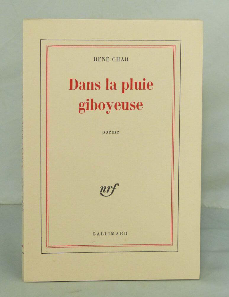Dans la pluie giboyeuse