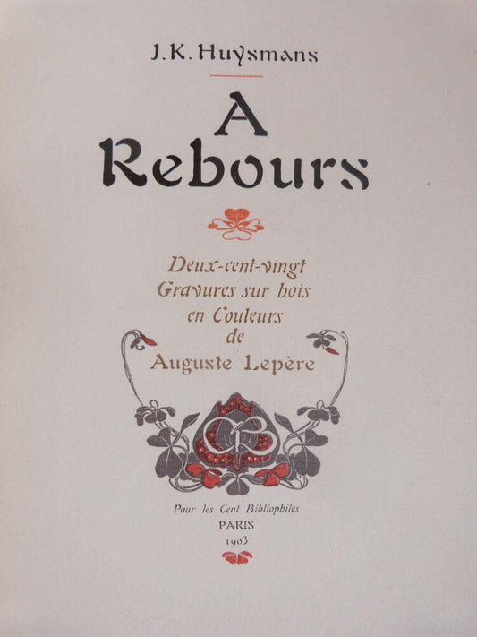 A Rebours