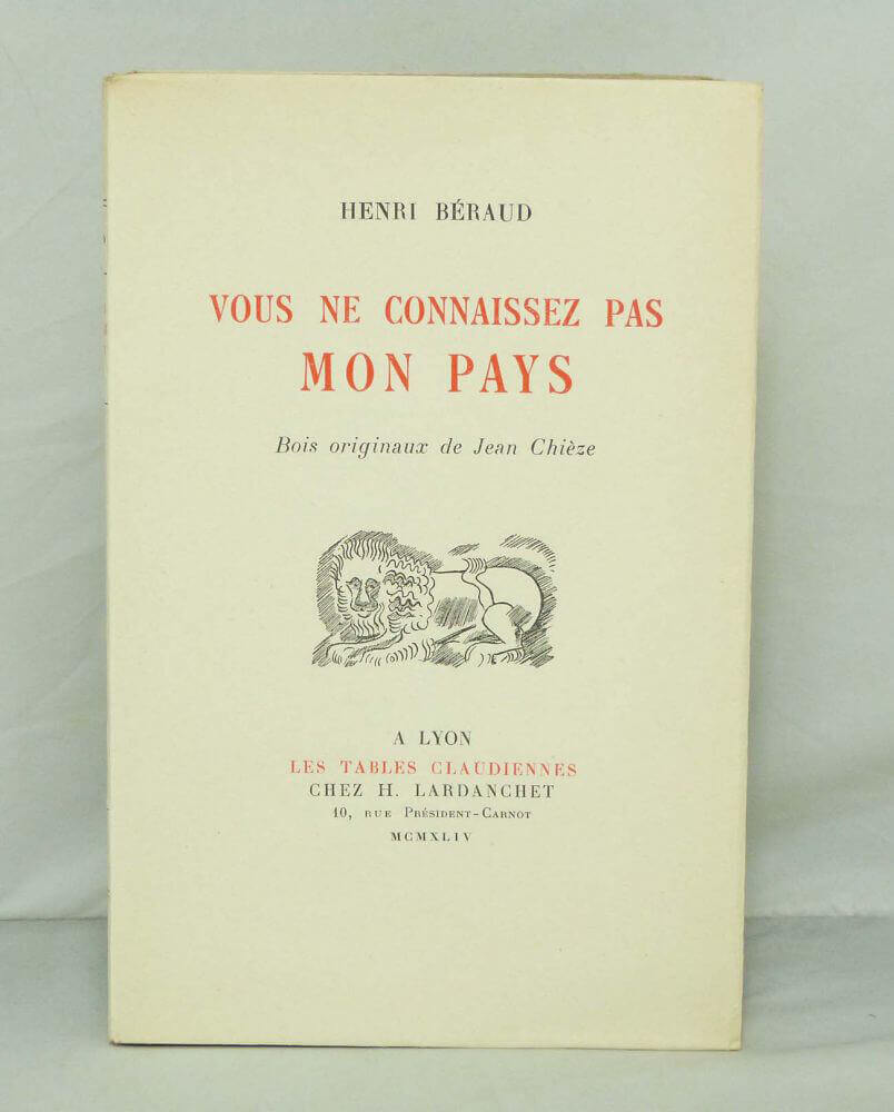 Vous ne connaissez pas mon pays