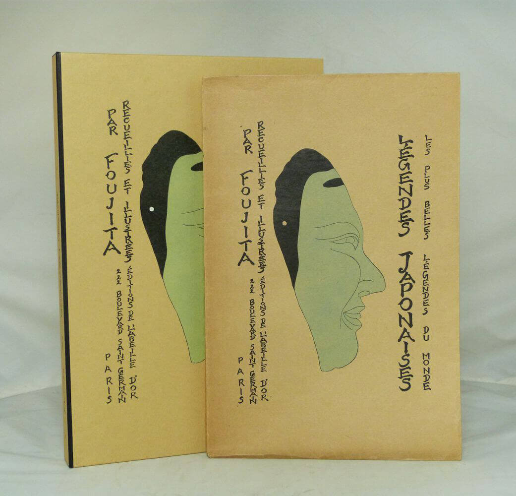 Légendes Japonaises recueillies et illustrées par T. Foujita, l'eau, la terre, le ciel, le feu.