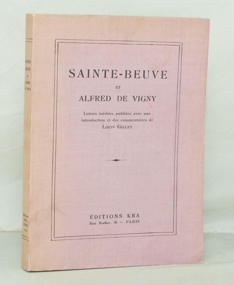 Sainte-Beuve et Alfred de Vigny