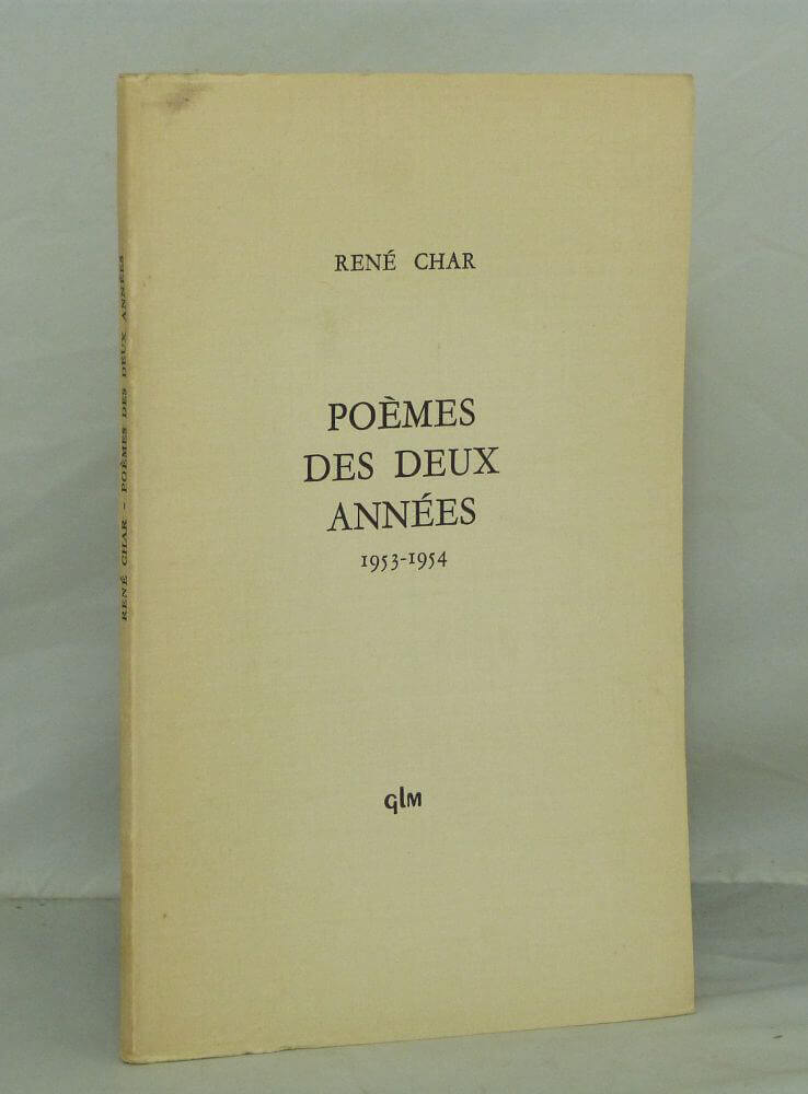 Poèmes des deux années 1953-1954