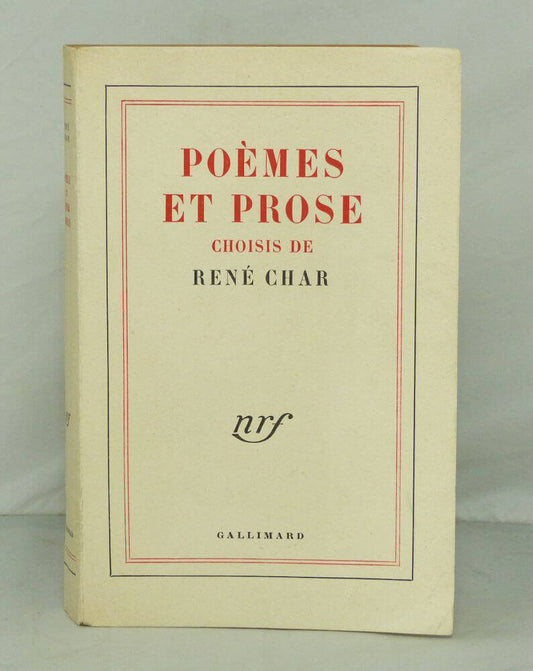 Poèmes et prose