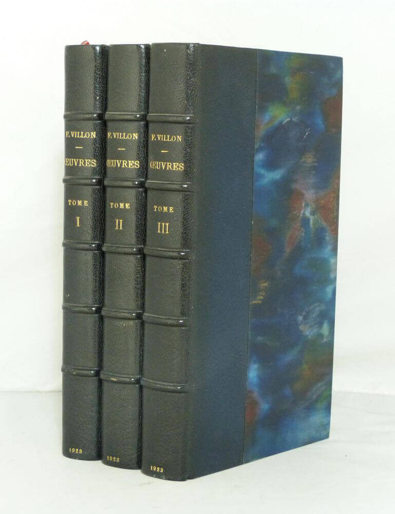 François Villon. Oeuvres. Édition critique avec notices et glossaire.
