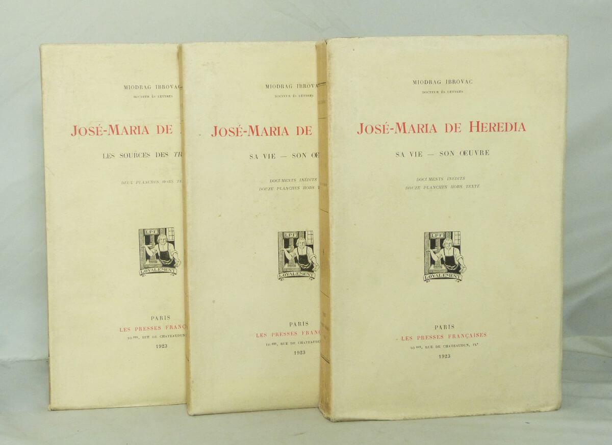 José-Maria de HEREDIA, sa vie - son œuvre. Les sources des Trophées.