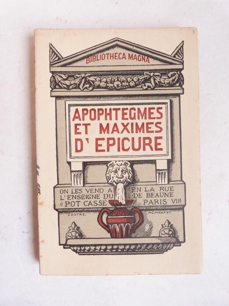 Apophtegmes et maximes d'Epicure