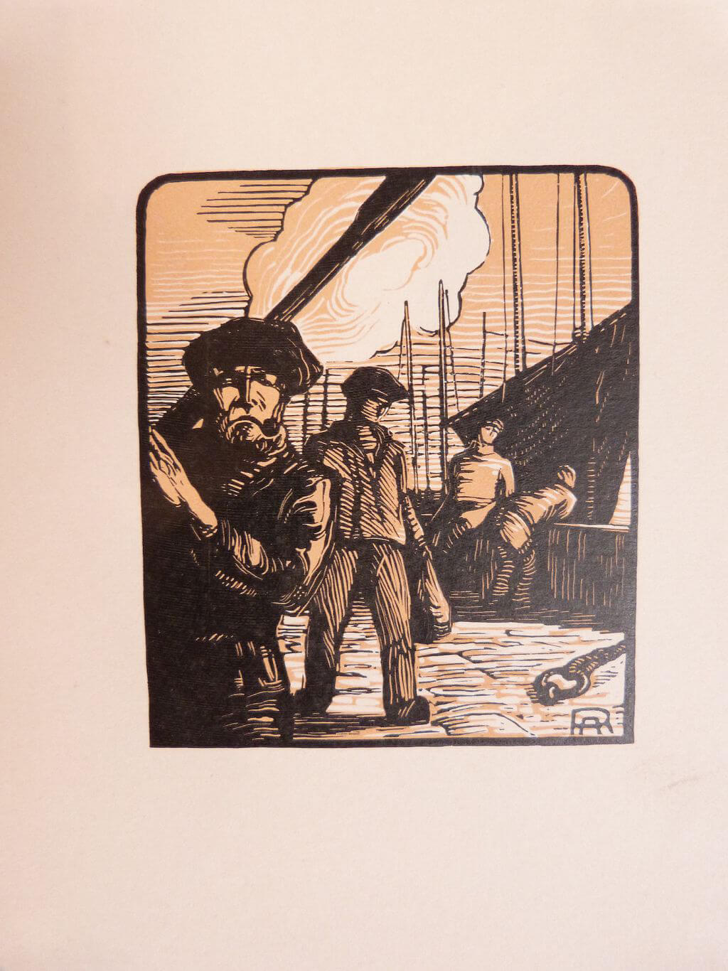 La Bretagne vivante. Les pêcheurs sardiniers, Le retour des islandais, Les sauveteurs.