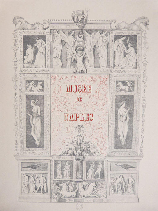 Musée Royal de Naples. Peintures, bronzes et statues érotiques du Cabinet Secret, avec leur explication par M. C. F., contenant soixante gravures.