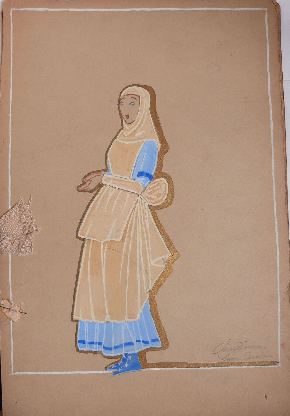 Dessin original de Jenny Carré (1902-1945)