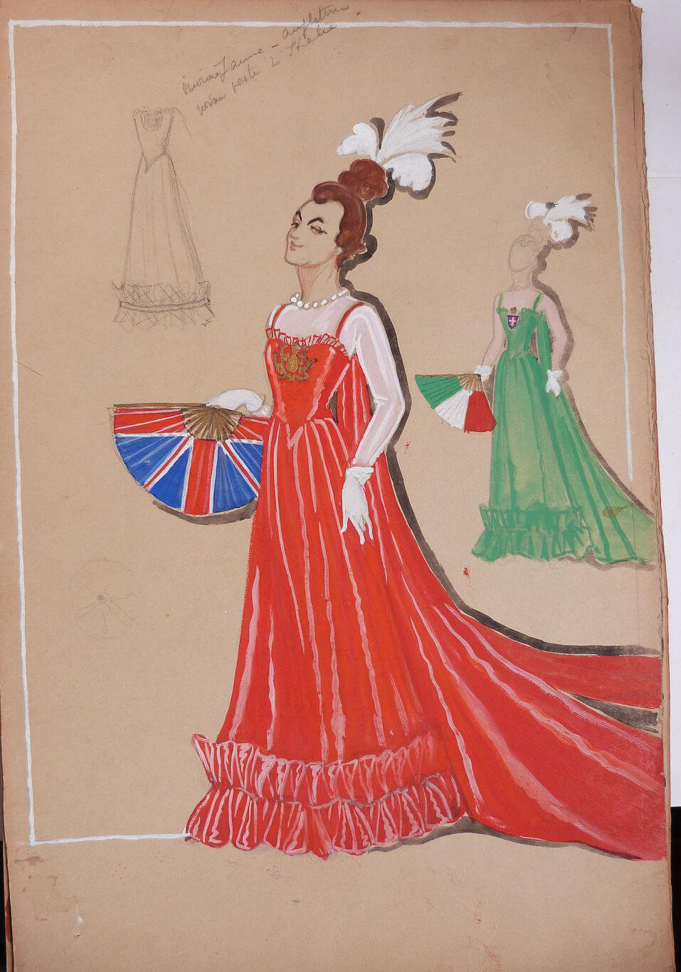 Original drawing by Jenny Carré (1902-1945)