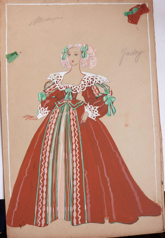 Dessin original de Jenny Carré (1902-1945)