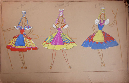 Dessin original de Jenny Carré (1902-1945)