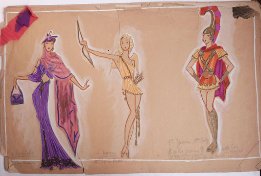 Dessin original de Jenny Carré (1902-1945)