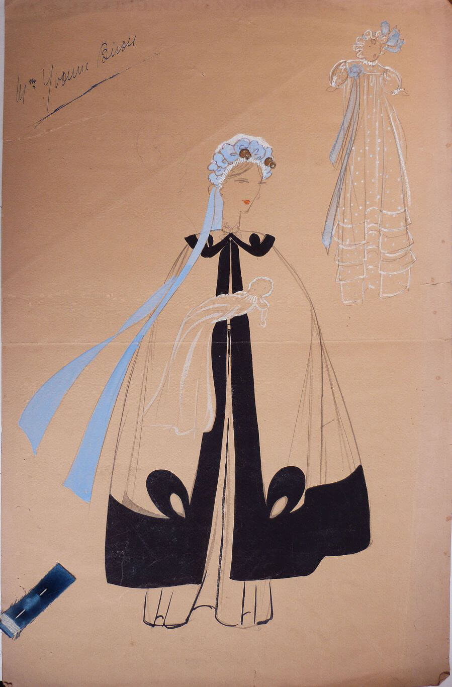 Dessin original de Jenny Carré (1902-1945)