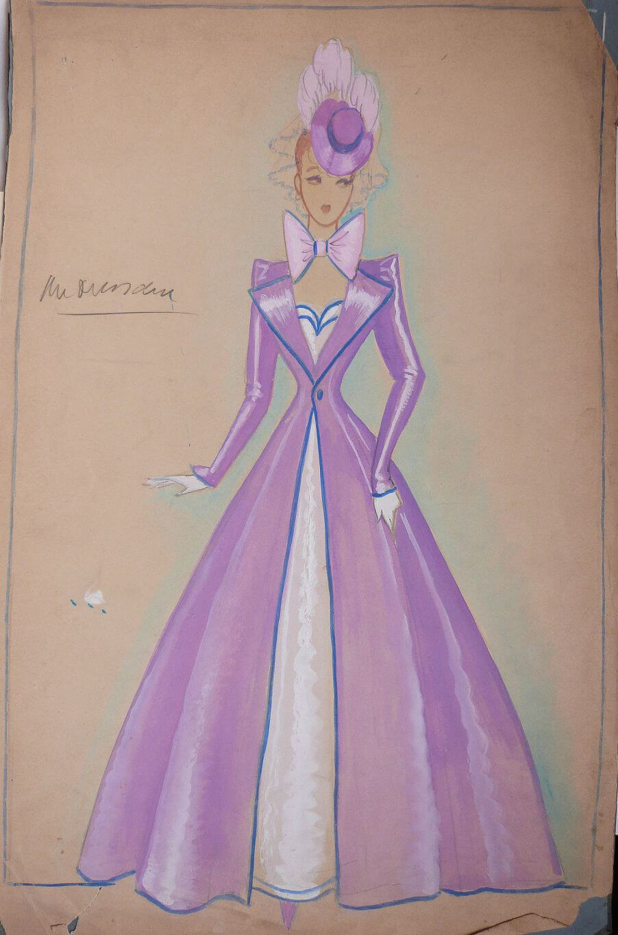 Dessin original de Jenny Carré (1902-1945)