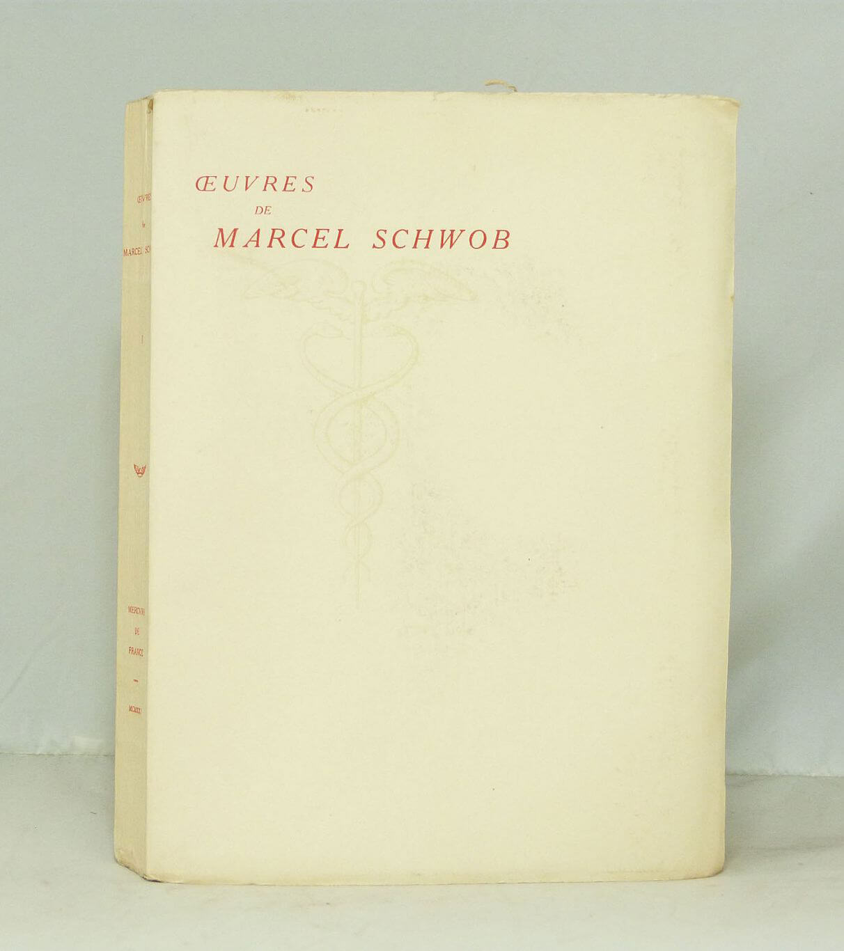 Oeuvres de Marcel Schwob.