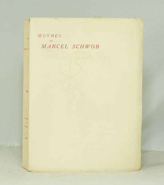 Oeuvres de Marcel Schwob.