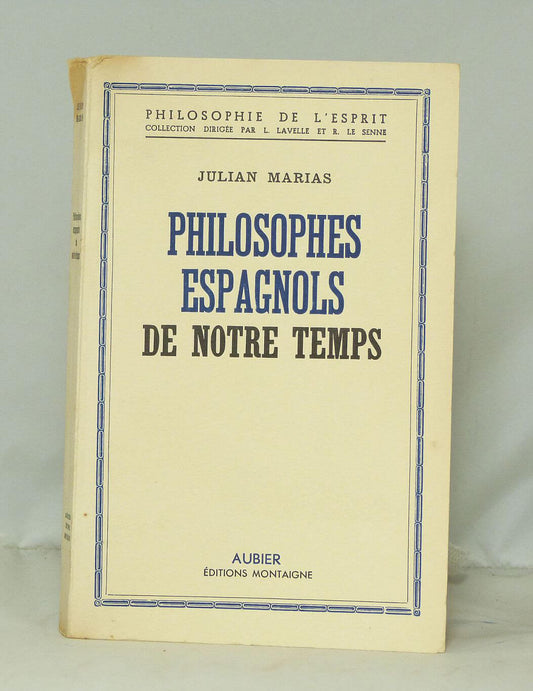 Philosophie espagnols de notre temps